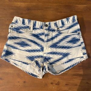 Ralph Lauren Denim & Supply Vintage style shorts with Aztec style pattern